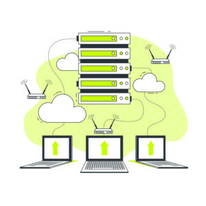 What is shared web hosting service